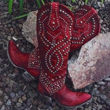 Women's Vintage Western Knee-High Cowgirl Boots