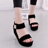 Summer Fashion Sponge Cake Platform Slope With Women's Sandals