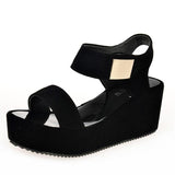 Summer Fashion Sponge Cake Platform Slope With Women's Sandals
