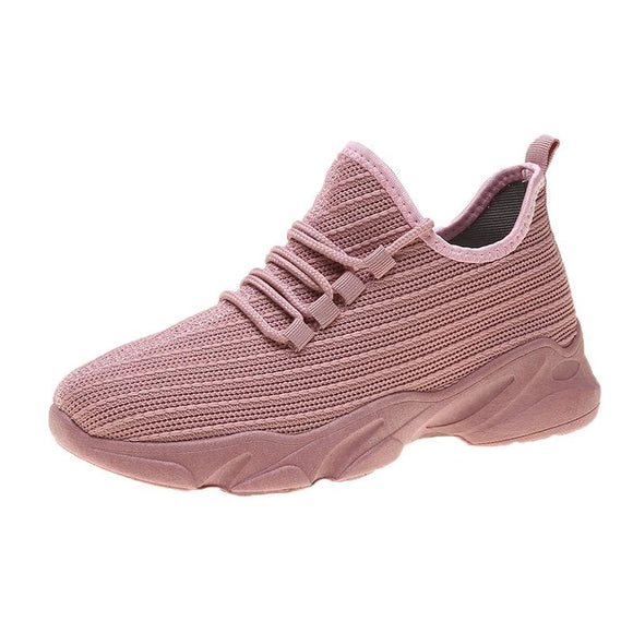 Casual Cotton Lace-up Sport Sneakers