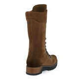 Women's Mid Calf Lace-up Leather Boots