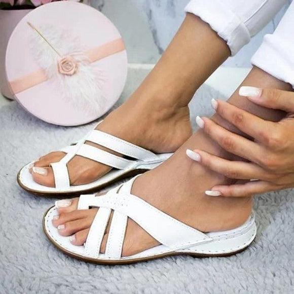 Women's Comfy Hollow Out Flip Flops Sandals