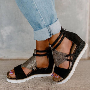 Summer Fish Mouth Bohemian Women's Sandals