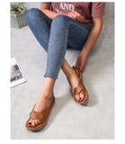Flat Velcro Fish Mouth Flat Heel Women's Sandals