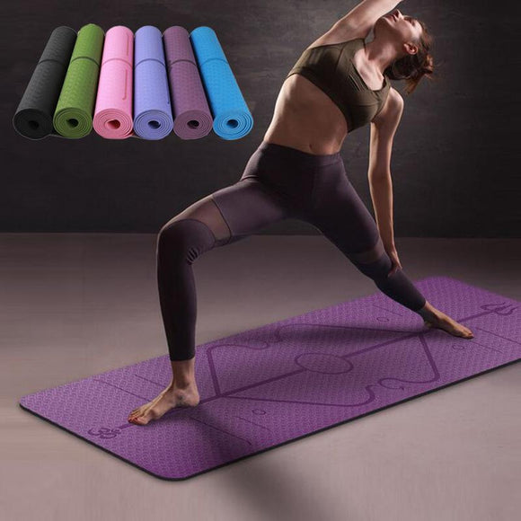 Yoga Mat Position Line Thickened By 8MM Widened By 61/80CM
